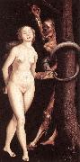 BALDUNG GRIEN, Hans Eve, the Serpent, and Death oil painting